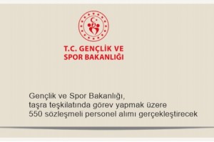 Gençlik ve Spor Bakanlığı 550 Sözleşmeli Personel Alacak